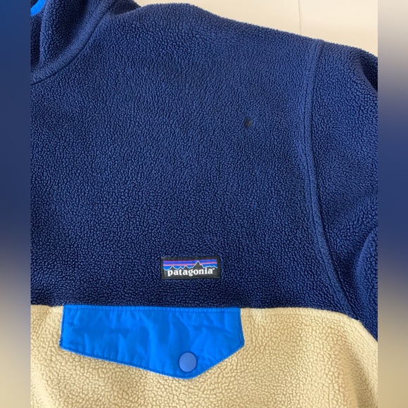 ❌SOLD❌Patagonia Synchilla Fleece Pullover Colorblock Classic Snap-T Pocket Large - Picture 14 of 15